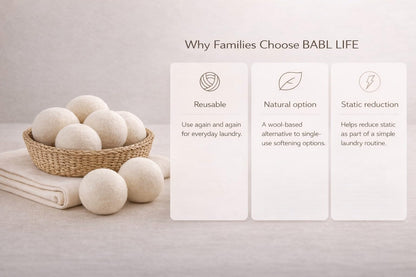 Updated Version(Made of The Latest Shearing) Wool Dryer Balls Pack of 6 XL,Premium Reusable New Zealand Natural Fabric Softener,Saves Drying Time, Handmade Dryer Balls… - Available at All In One Marketplace Canada