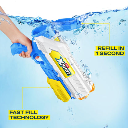 X-Shot Water Fast-Fill Medium Water Blaster (2 Pack) by ZURU, Watergun, 2 Pack X Shot Water Blaster (Fills with Water in just 1 Second!) XSHOT
