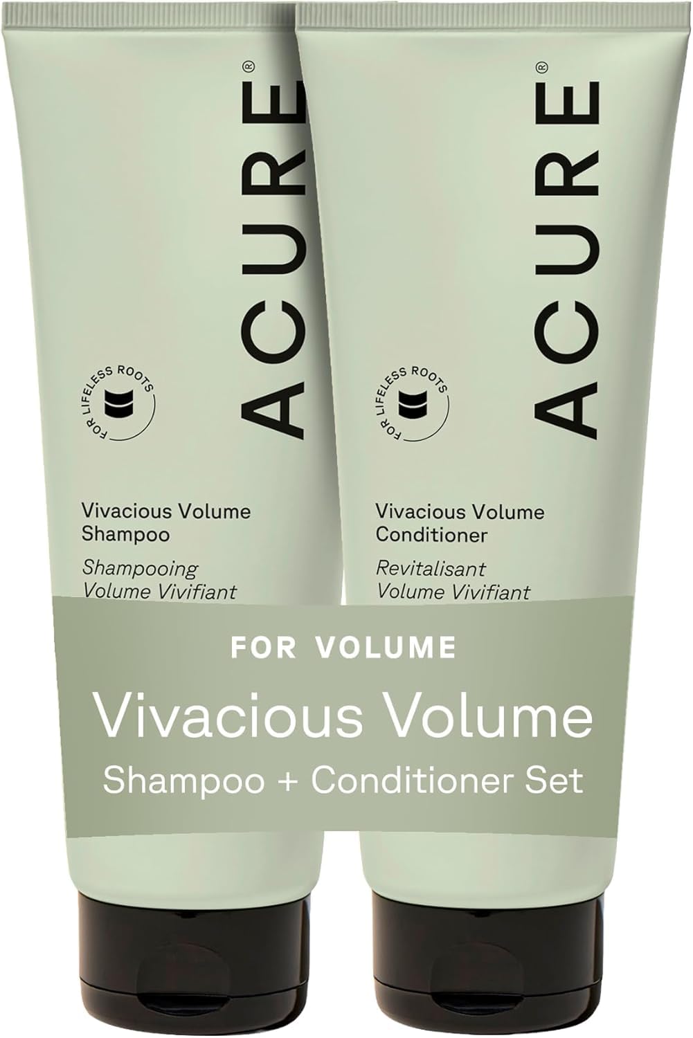 Acure Vivacious Volume Shampoo & Conditioner Set, Vegan, 236ml, 2-Pack 🍁 All In One Marketplace Canada