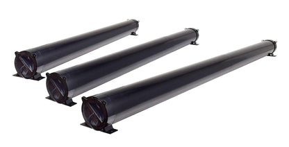 Valterra A04-5094BK RV Adjustable EZ Hose Carrier with Lockable Door Cap, Black Valterra