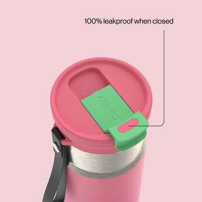 Contigo DualSip 16 oz Compact Water Bottle w/ 2-Way Lid (Drink from Straw or Spout) | Vacuum-Insulated Stainless Steel for Cold Drinks | 100% Leakproof | BPA & Lead-Free | Dishwasher Safe 🍁 All In One Marketplace Canada