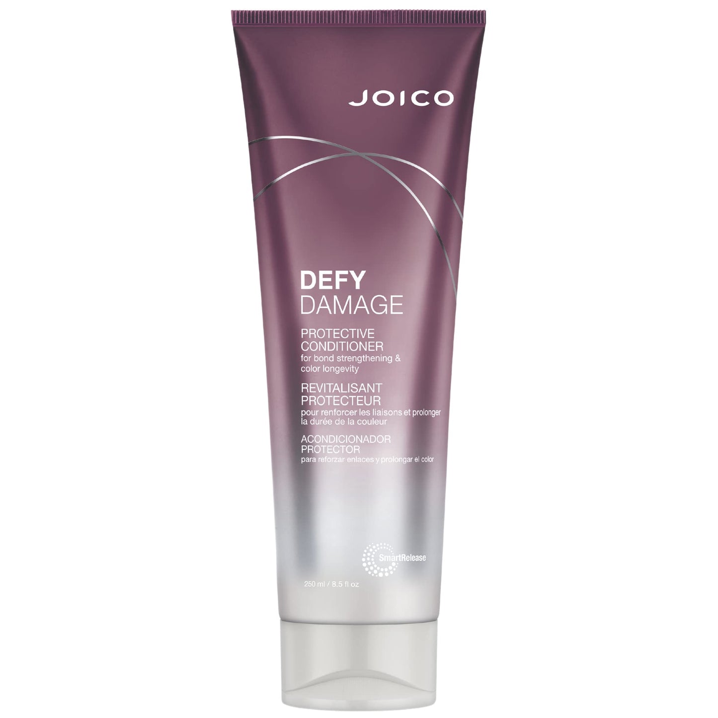 Joico Defy Damage Protective Conditioner | Bond Repair & Hair Treatment for Dry Damaged Hair | Strengthen & Rebuild Bonds | Heat Protectant with Moringa Oil, Sulfate-Free, Color Safe, 250mL Joico