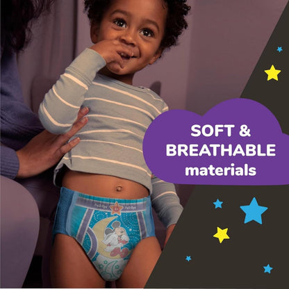 Huggies Size 5 Diapers, Boys Potty Training Underwear, Easy Open Training Pants 3T-4T, Pull-Ups Night-Time for Toddlers, 60ct, Giga Pack (Packaging May Vary)