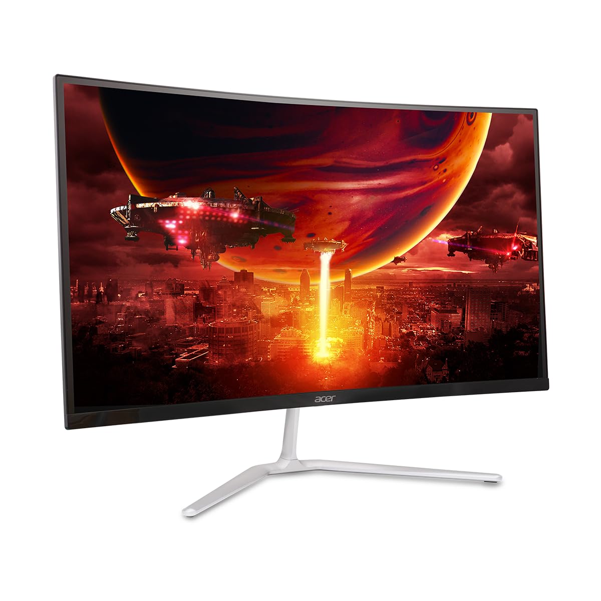 Acer EDA270U Pbmiipx 27" WQHD (2560 x 1440) 1500R Curved Widescreen Gaming Display | AMD FreeSync Premium | 1ms (VRB) | up to 170Hz Refresh | HDR 10 | 2 Speakers | Display Port and HDMI Cable Incl. Acer