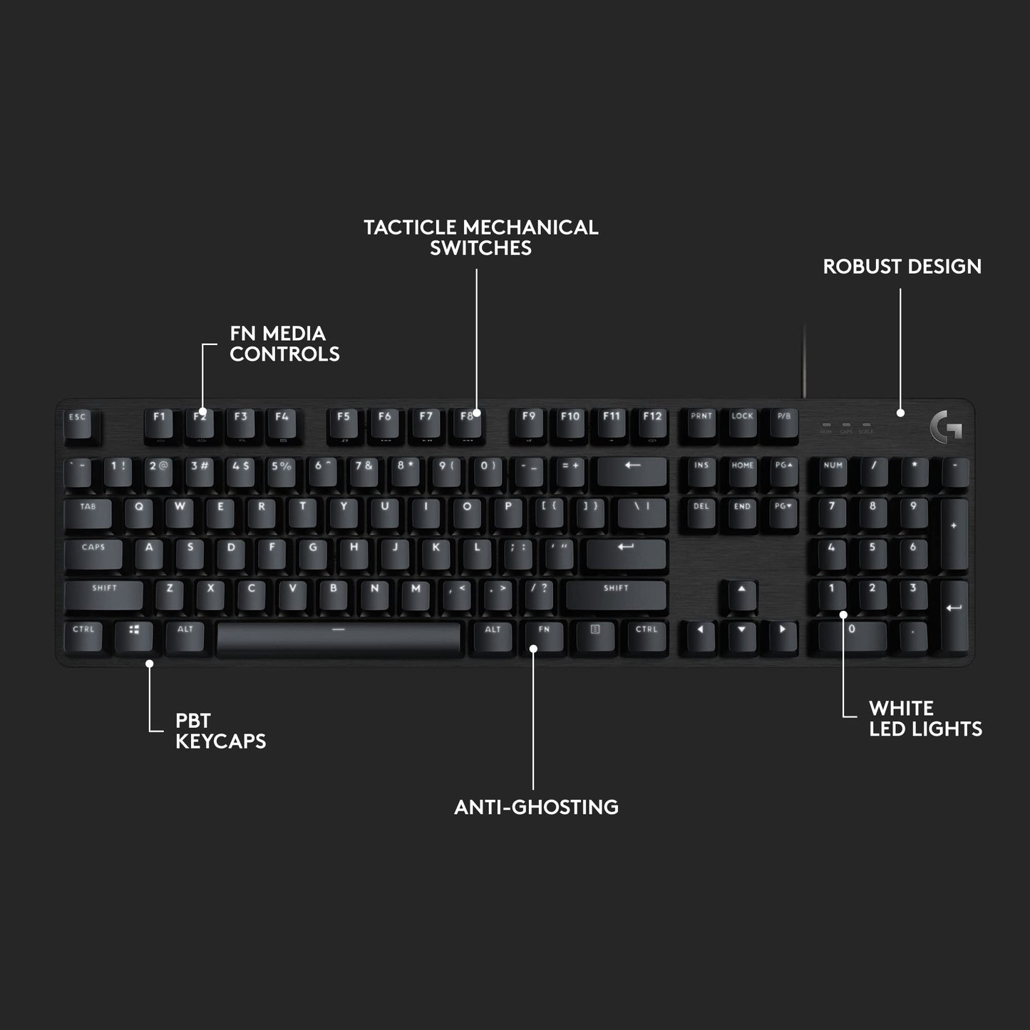 Logitech G413 SE Full-Size Mechanical Gaming Keyboard - Black 🍁 All In One Marketplace Canada