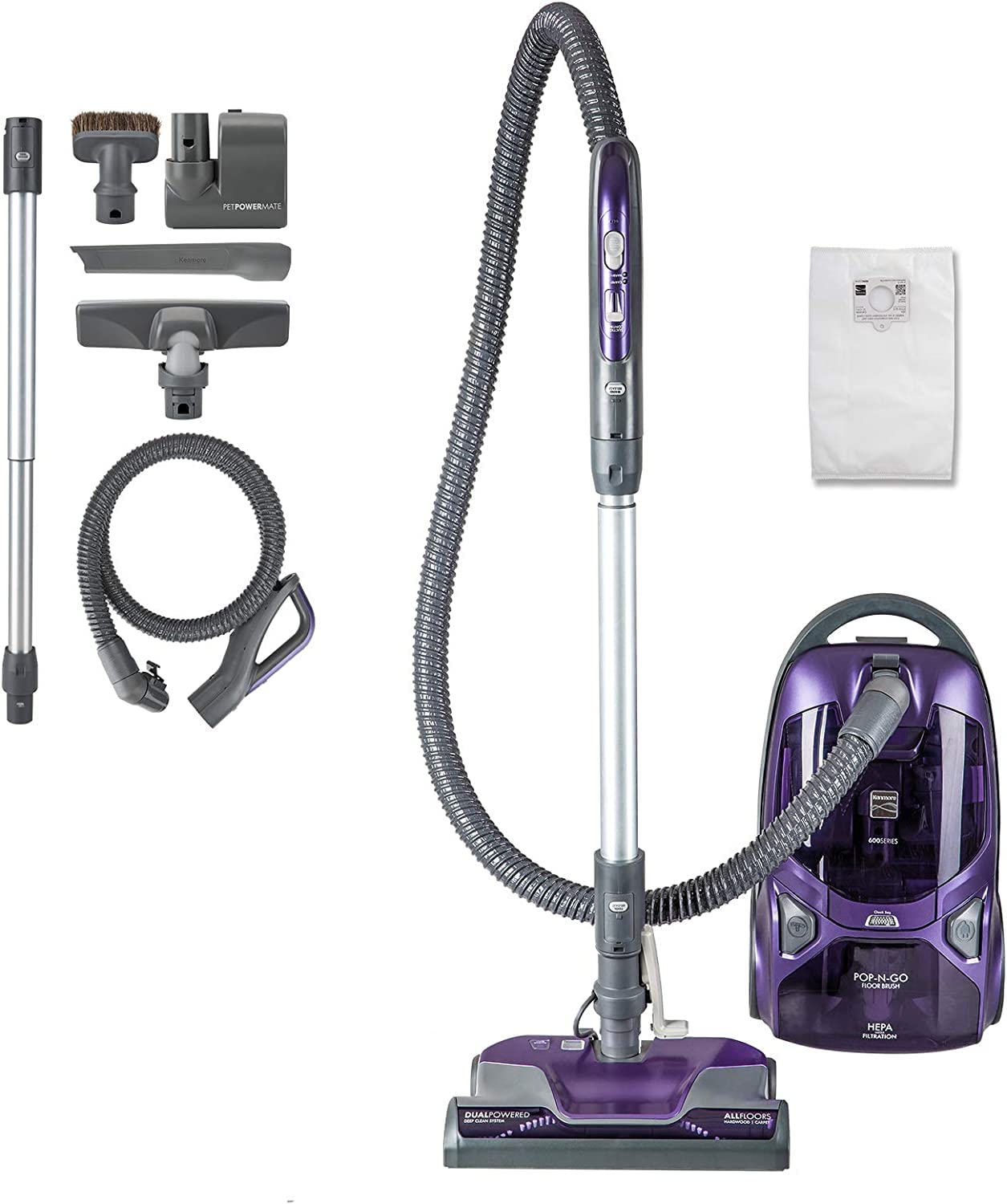 Kenmore 600 Series Pet Friendly Bagged Canister Vacuum 🍁 All In One Marketplace Canada Kenmore