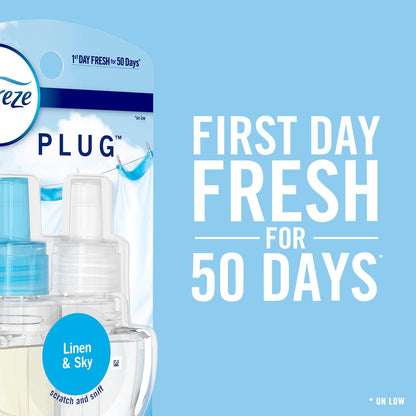 Febreze Plug In Air Freshener, Odor-Fighting Scented Oil Refill, Air Fresheners for Home and Bathroom and Kitchen, Long Lasting for Strong Odors, 104 ml Refills - Available at All In One Marketplace Canada
