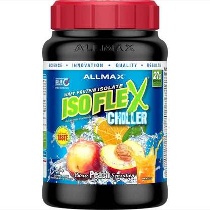 ALLMAX Isoflex Chiller Whey Protein Isolate - Citrus Peach - 2 lb
