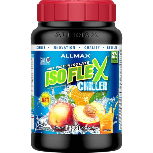 ALLMAX Isoflex Chiller Whey Protein Isolate - Citrus Peach - 2 lb