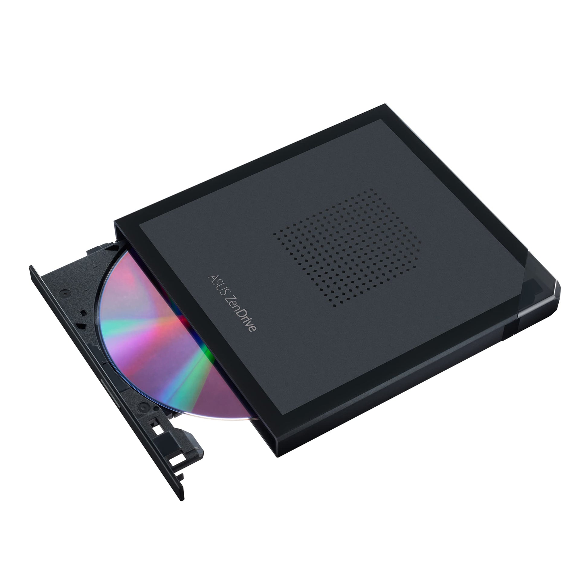ASUS ZenDrive V1M External DVD Drive and Writer with Built-in Cable-Storage Design, USB-C Interface, Compatible with Win 11 and macOS, M-DISC Support (SDRW-08V1M-U) Asus