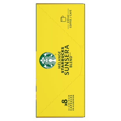 Starbucks Sunsera Blend Blonde Roast Coffee Capsules for Nespresso Vertuo – 4 Boxes, 400g