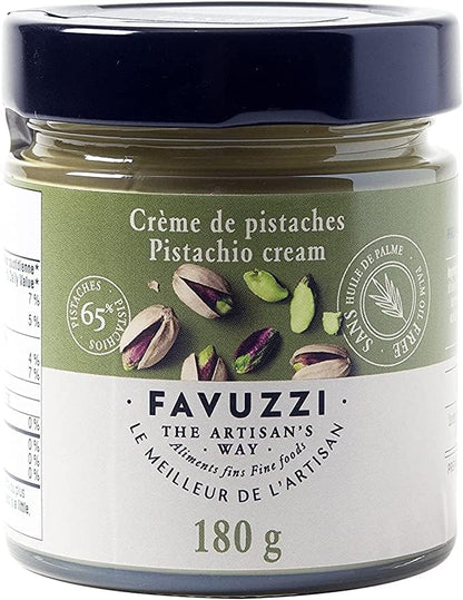 Favuzzi Sicilian Pistachio Cream P.D.O. Bronte – 2-Pack (55% Pistachios)