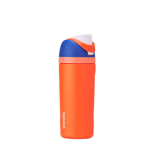 Bouteille d'eau isotherme Owala Kids FreeSip en acier inoxydable avec paille, sans BPA, idéale pour les voyages, 473 ml, Bleu agrume 🍁 Tout en un sur la place de marché du Canada
