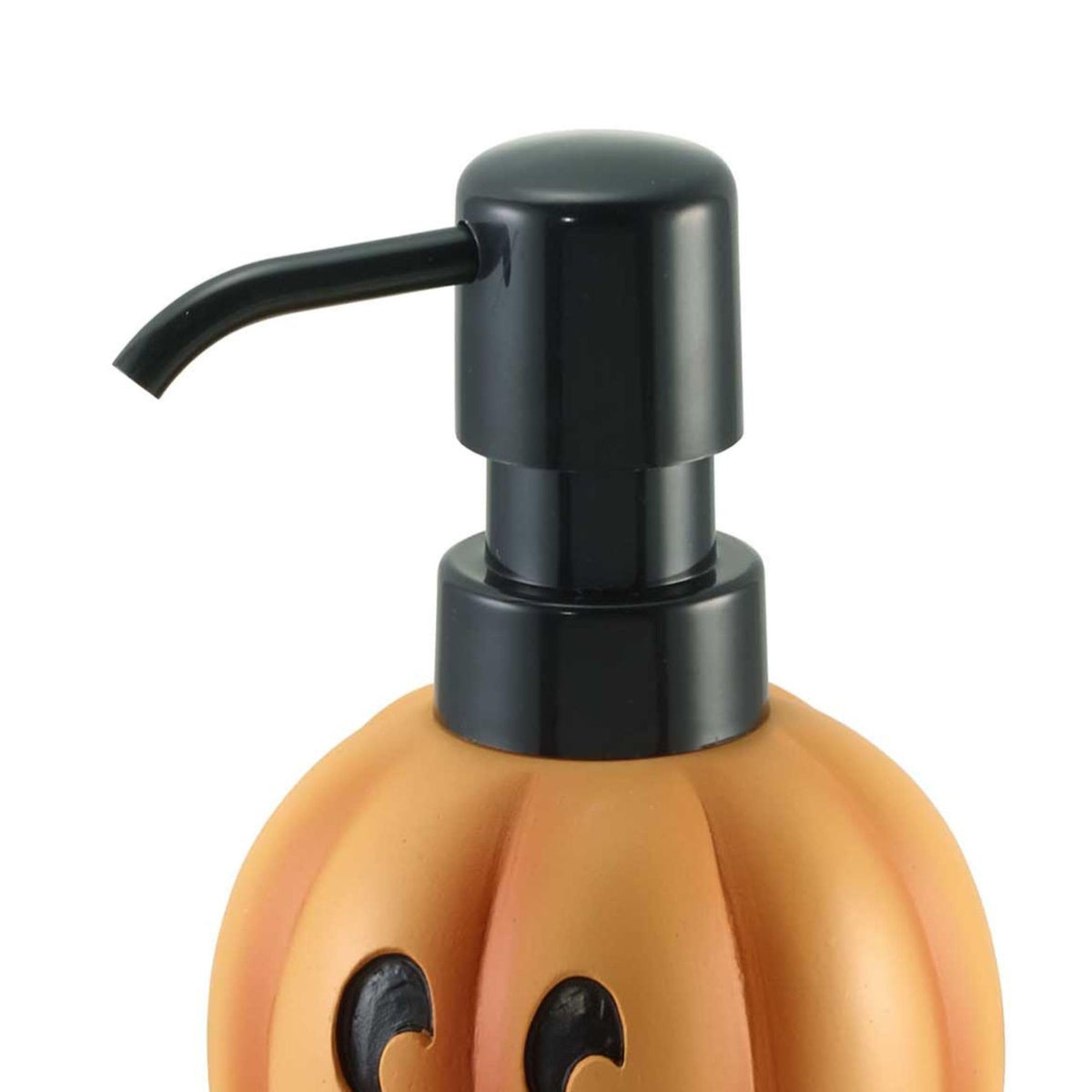 Avanti Linens – Distributeur de savon, pompe à lotion décorative pour comptoir de salle de bain ou de cuisine, décoration d'Halloween en résine peinte à la main (citrouilles empilées)