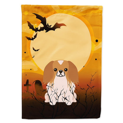 Caroline's Treasures BB4369CHF Drapeau Halloween Pékinois Rouge et Blanc, Toile, Format Maison, Grand, Multicolore