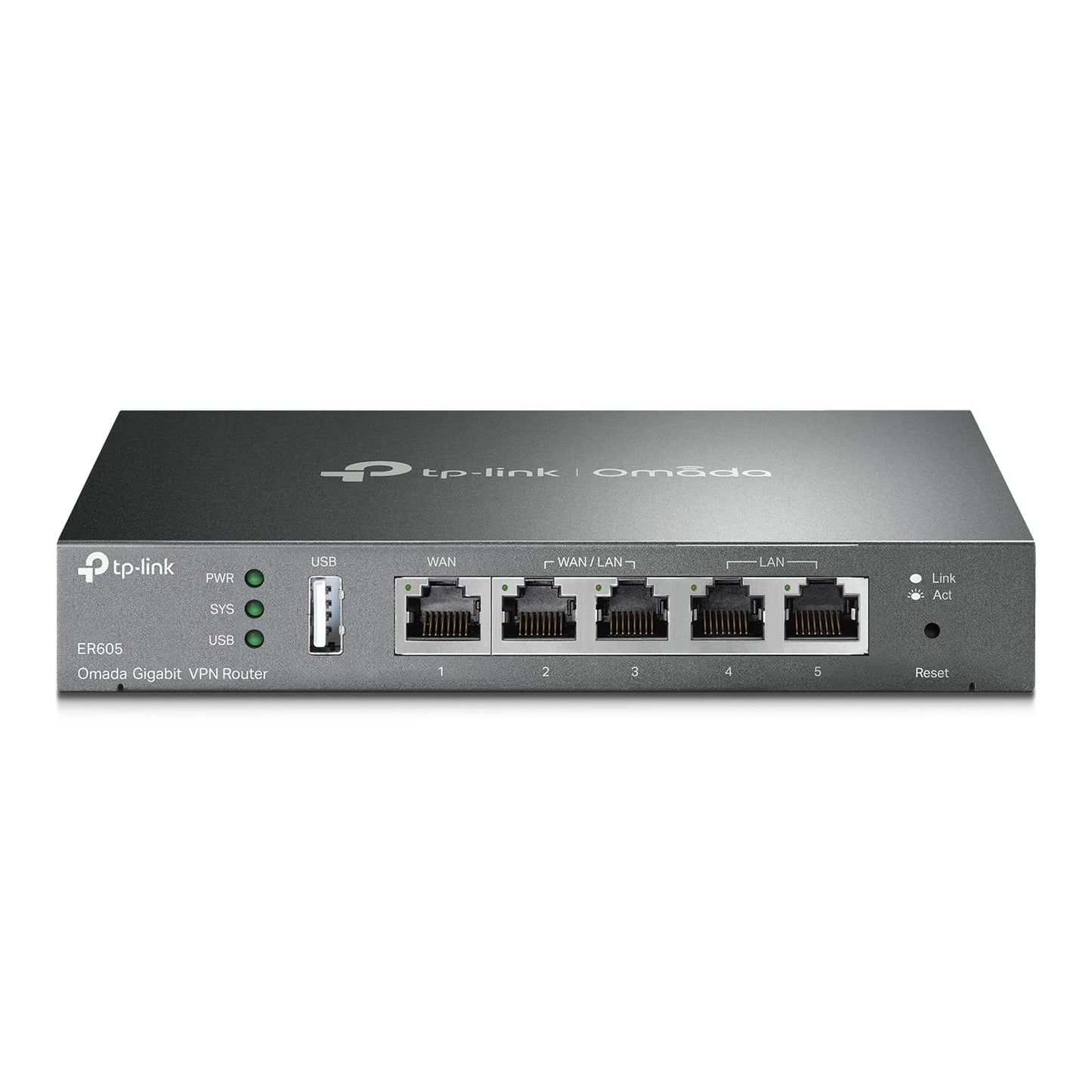 TP-Link Multi-WAN Wired VPN Router (ER605) - Up to 4 Gigabit Ports, SPI Firewall SMB, Omada SDN Integrated, Load Balance, Lightning Protection, Limited Lifetime Protection TP-Link