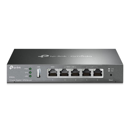 TP-Link Multi-WAN Wired VPN Router (ER605) - Up to 4 Gigabit Ports, SPI Firewall SMB, Omada SDN Integrated, Load Balance, Lightning Protection, Limited Lifetime Protection TP-Link