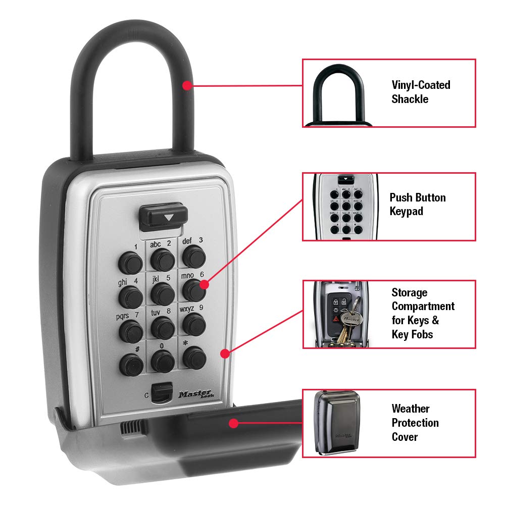 Master Lock 5422D Push Button Portable Key Safe Master Lock