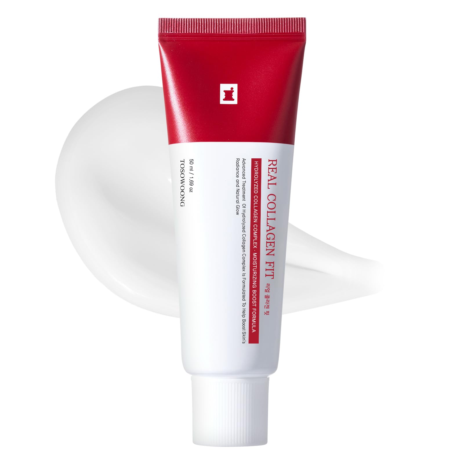 TOSOWOONG Real Collagen Fit, Hydrolyzed Collagen Wrapping Mask, Peel Off Facial Mask for elasticity, Hydrating, Glow, Glass Skin, Face Moisturizer, Self Care, Korean Skin Care, 50ml, 1.69 fl. oz. - Available at All In One Marketplace Canada