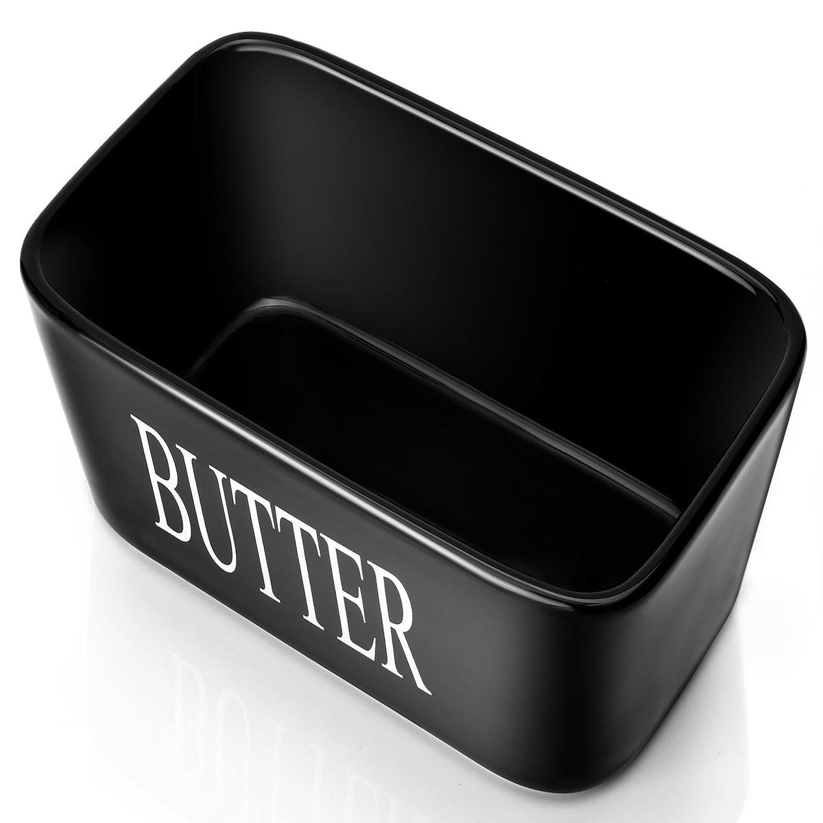 JSHKY Airtight Butter Dish with Spreader, Fits 1lb Butter Block, Black 🍁 All In One Marketplace Canada