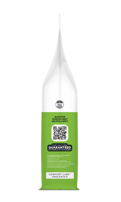 World's Best CAT Litter Comfort Care Unscented, 32-Pounds - Natural Ingredients, Quick Clumping, Flushable, 99% Dust Free & Made in USA - Long-Lasting Odor Control & Easy Scooping 🍁 All In One Marketplace Canada