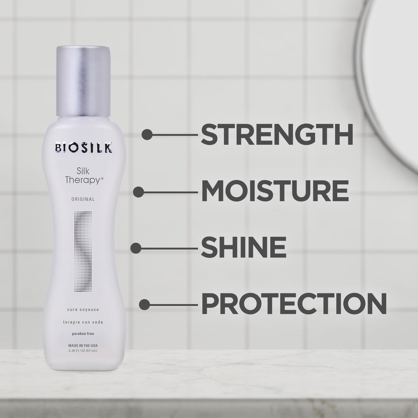 Biosilk Silk Therapy Original, 2.26 Fl Oz - Available at All In One Marketplace Canada