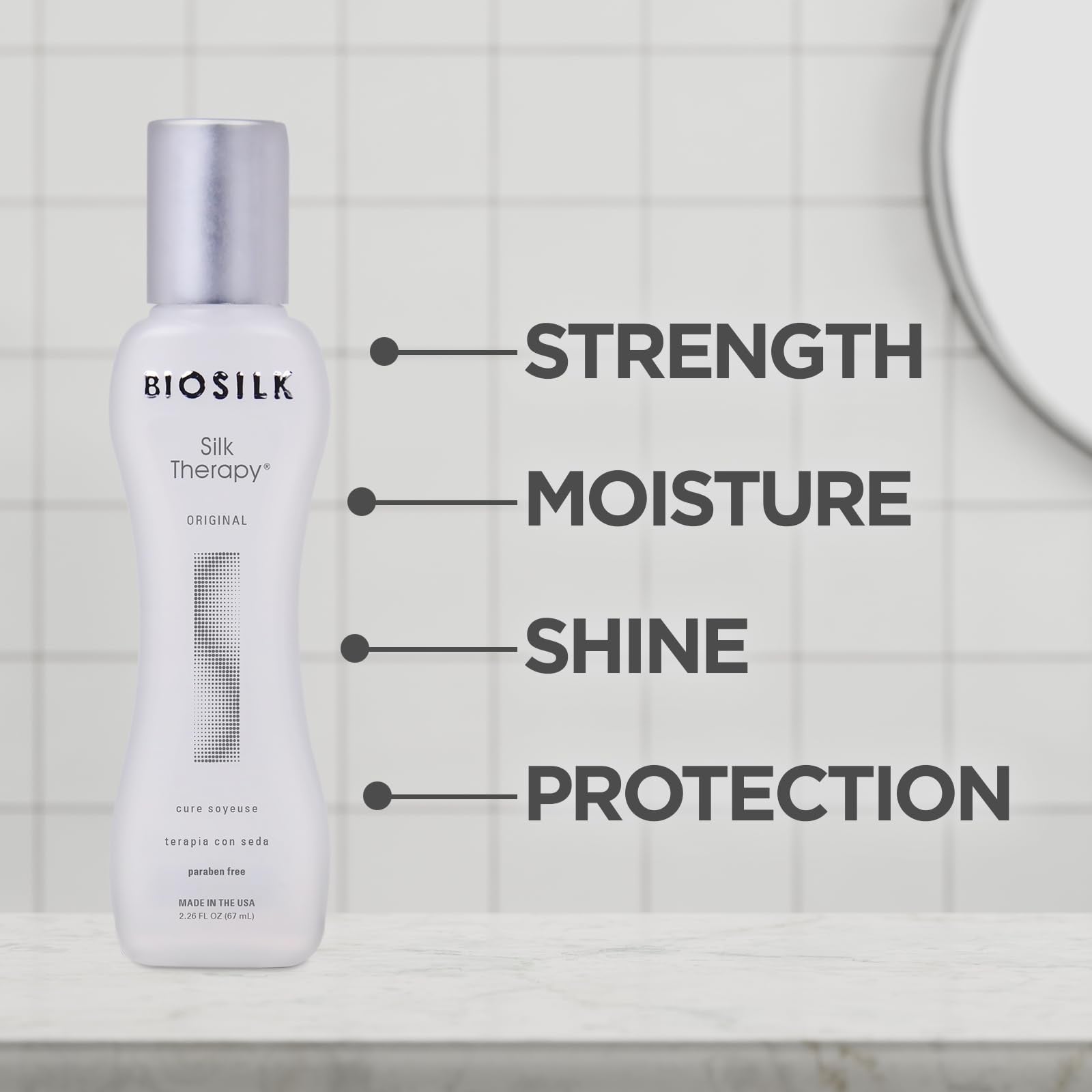 Biosilk Silk Therapy Original, 2.26 Fl Oz - Available at All In One Marketplace Canada