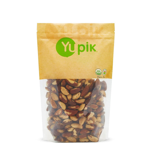 Yupik Organic Brazil Nuts – 1 kg Raw Shelled Nuts, Gluten-Free, Vegan & Kosher