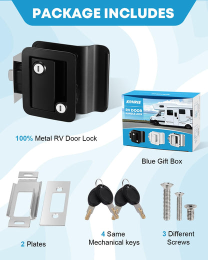 Kohree RV Door Lock Replacement with Paddle Deadbolt, 100% Zinc Alloy 🍁 All In One Marketplace Canada