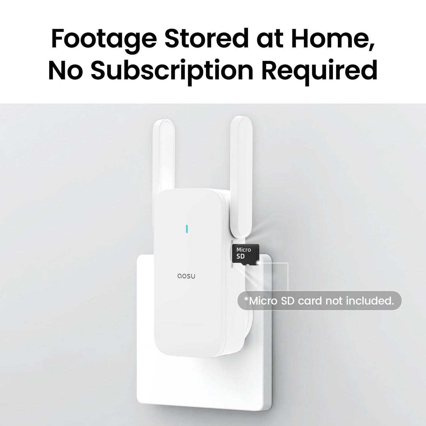 AOSU Doorbell Camera Wireless Outdoor, Battery-Powered Video Doorbell with Chime, 2K Resolution, Save Locally or to The Cloud, 2.4GHz WiFi, 180-Day Battery Life, Work with Alexa & Google Assistant
