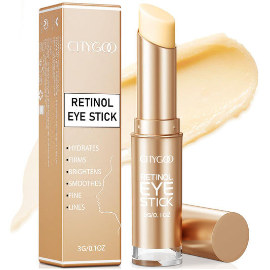 Retinol Eye Stick With Collagen, Hyaluronic Acid For Dark Circle, Wrinkles in 3-4 Weeks, Under Eye Cream Anti Aging, For Puffiness and Bags Reduces Fine Lines (Retinol Premium Gold Edition 3g) - Available at All In One Marketplace Canada