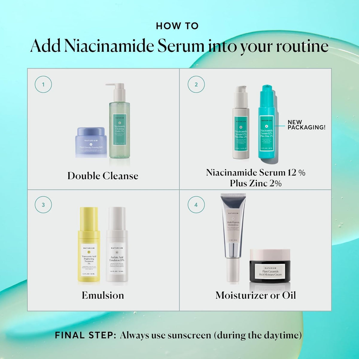 Naturium Niacinamide Face Serum 12% Plus Zinc 2%, 30 ml / 1.0 fl oz