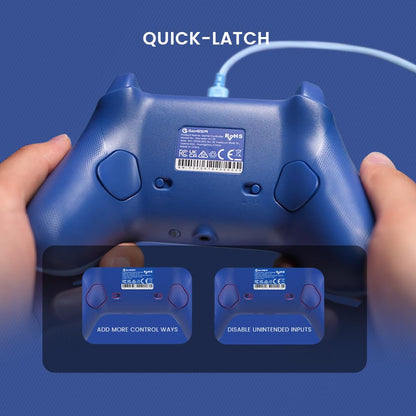 GameSir G7 SE Wired Controller for Xbox Series X|S, Xbox One & Windows 10/11, Plug and Play Gaming Gamepad with Hall Effect Joysticks/Hall Trigger, 3.5mm Audio Jack - Blue
