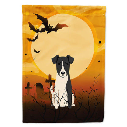 Caroline's Treasures BB4364CHF Halloween Smooth Fox Terrier Flag Canvas House Size, Large, Multicolor