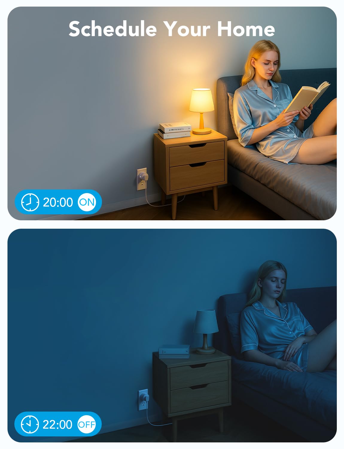 Govee Smart Plug, WiFi Plugs Work with Alexa & Google Assistant, Smart Outlet with Timer & Group Controller, WiFi Outlet for Home, No Hub Required, ETL & FCC Certified, WiFi Bluetooth Connect, 4 Pack