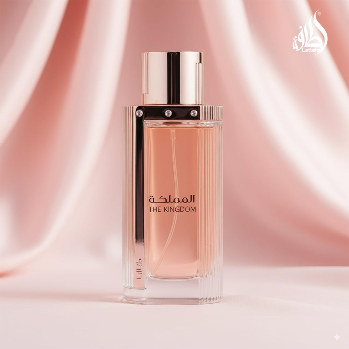 Lattafa The Kingdom for Women Eau de Parfum Spray, 3.4 Ounce