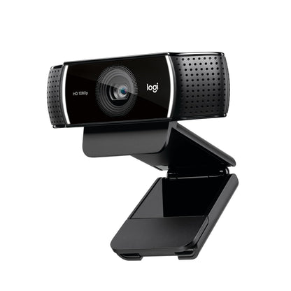 Logitech C922x HD Pro PC Webcam for Fast-Moving Live Game Streaming - Black