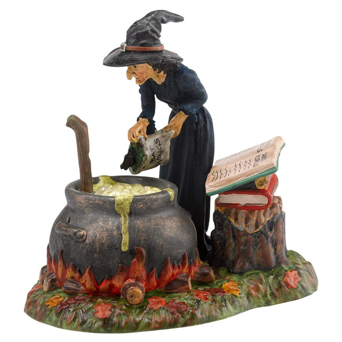 Department 56 Snow Village Halloween Accessory, Fire Burn & Cauldron Bubble