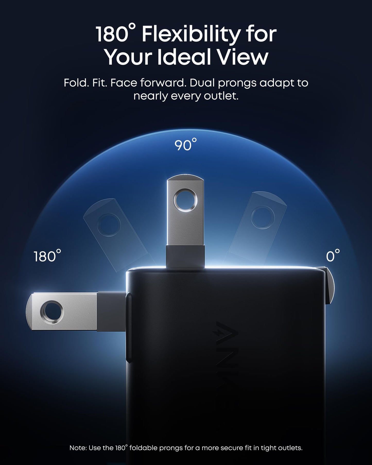Anker Smart Display Charger,Anker Nano 45W Fast Charging USB C Charger with Smart Recognition,Built-in Care Mode,Compact with 180° Foldable Plug,for iPhone 17/16/15 Series,MacBook,Apple Watch (Orange) - Available at All In One Marketplace Canada