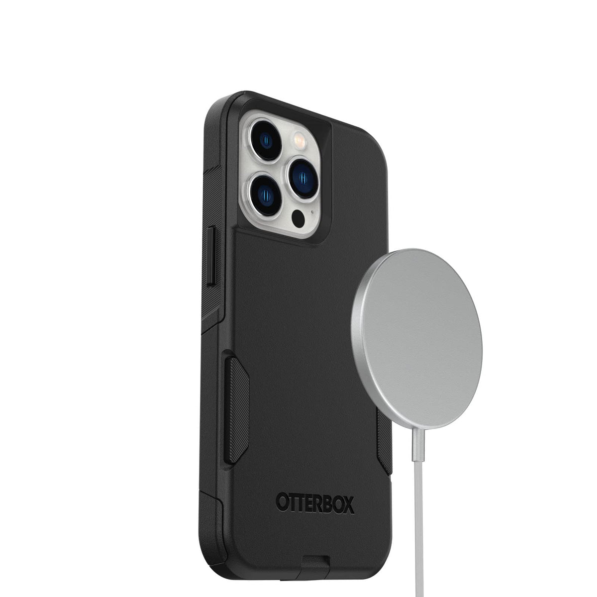 OtterBox iPhone 13 Pro (Only) – Commuter Series Case – Thin, Dual-Layer, Pocket-Friendly, Port Cover – (Black)