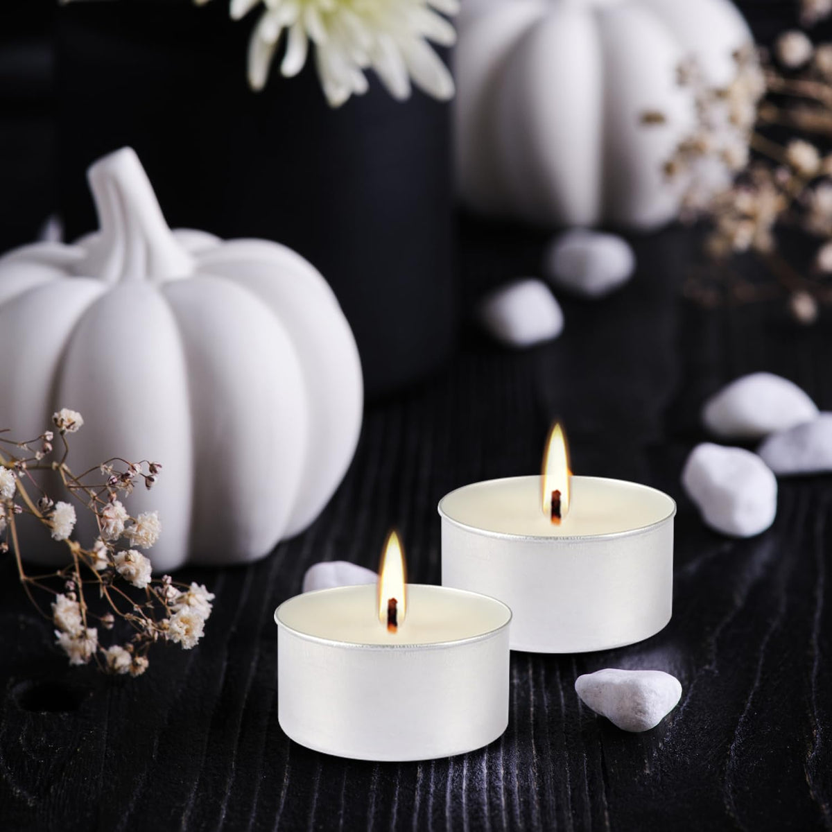 6 H Tealight Candles - Hour Long time Burning, White Votive Smokeless Tea Light Unscented Candles for Shabbat, Weddings, Christmas,Home Decorative -200 Pack… 🍁 All In One Marketplace Canada