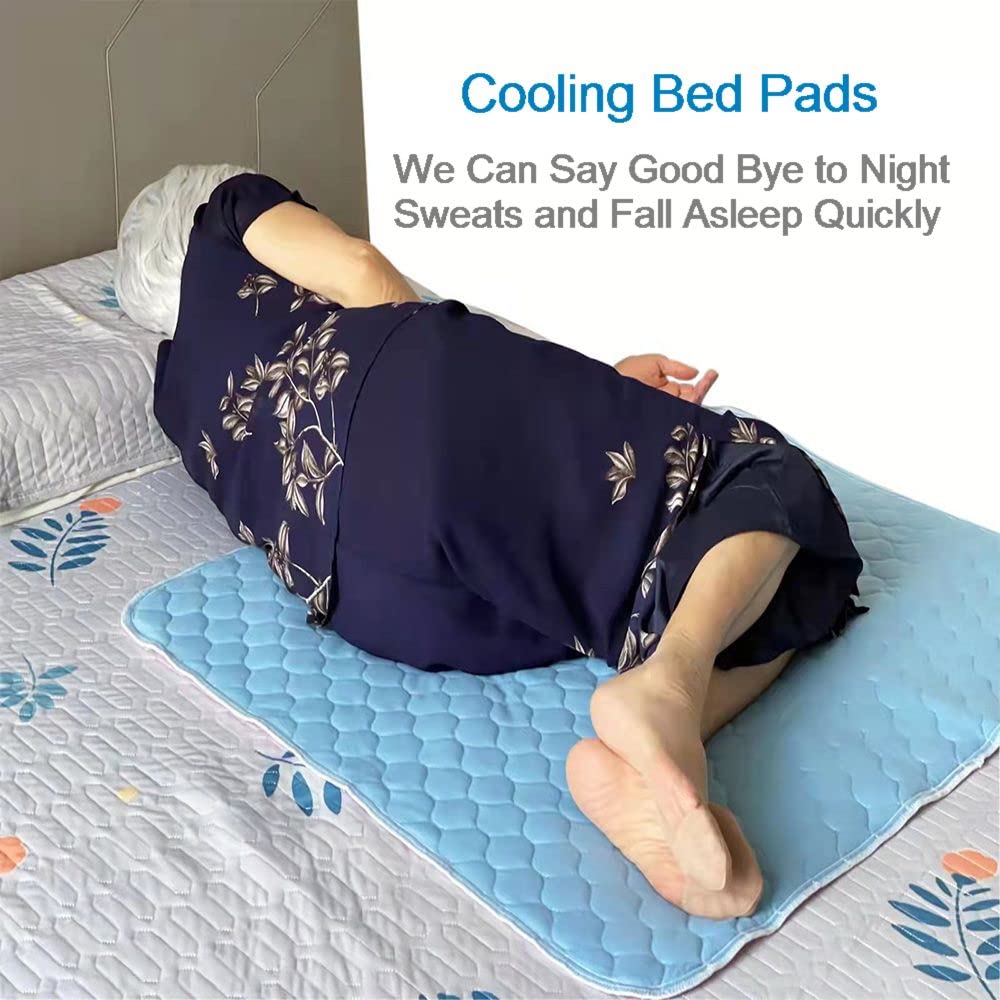 2PCS Reusable Underpads 34" x 36", Cooling Waterproof Bed Pads Washable for Incontinence Adults - Available at All In One Marketplace Canada