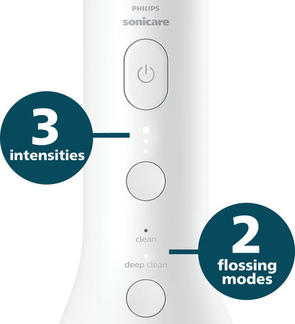 Philips Sonicare Power Flosser 3000 Cordless, Oral Irrigator Quad Stream technology and whisper quiet, White, HX3826/21 🍁 All In One Marketplace Canada