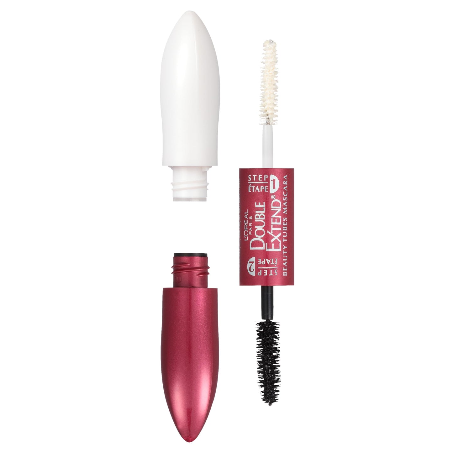 L’Oréal Paris Double Extend Tubing Mascara, Smudge-Free Formula Nourish Lashes, Beauty Tubes Lengthening, Blackest Black, 5ml - Available at All In One Marketplace Canada