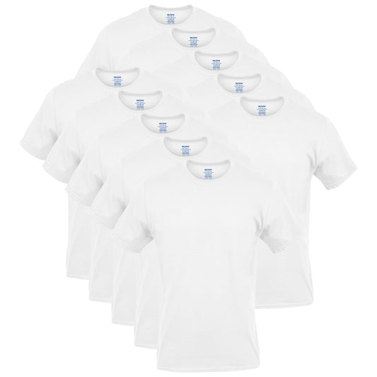 Gildan Men's Crew T-Shirts, Multipack, Style G1100, White (6-Pack), X-Large