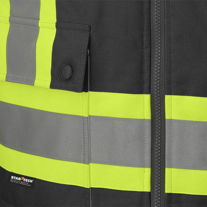 Pioneer Hi Vis Winter Work Jacket for Men - 7-in-1 - For Construction 🍁 All In One Marketplace Canada