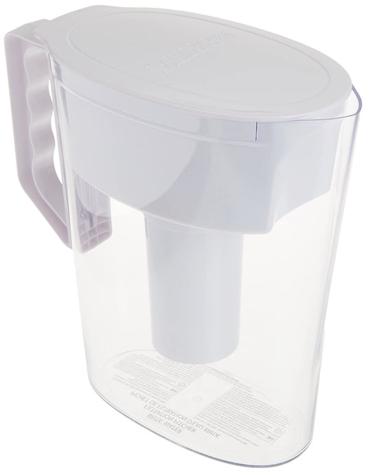 Brita 5 Cup Filter Pitcher, Reduces Chlorine taste and odour from Tap Water, Filters 151 Litres, Slim, White - Available at All In One Marketplace Canada
