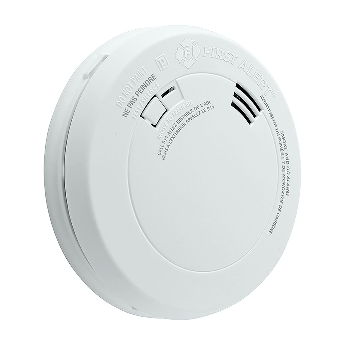 First Alert 10 Year Battery Smoke and Carbon Monoxide Alarm with Voice Alert, White, PRC710VA-6 - Available at All In One Marketplace Canada