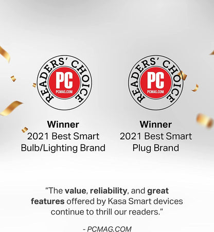 Kasa Smart Outdoor Smart Plug by TP-Link (KP401) - Single Port Smart Home WiFi Outlet, IP64 Weather Resistance, Works with Alexa and Google Home, 2.4GHz WiFi Required, No Hub Required, Black