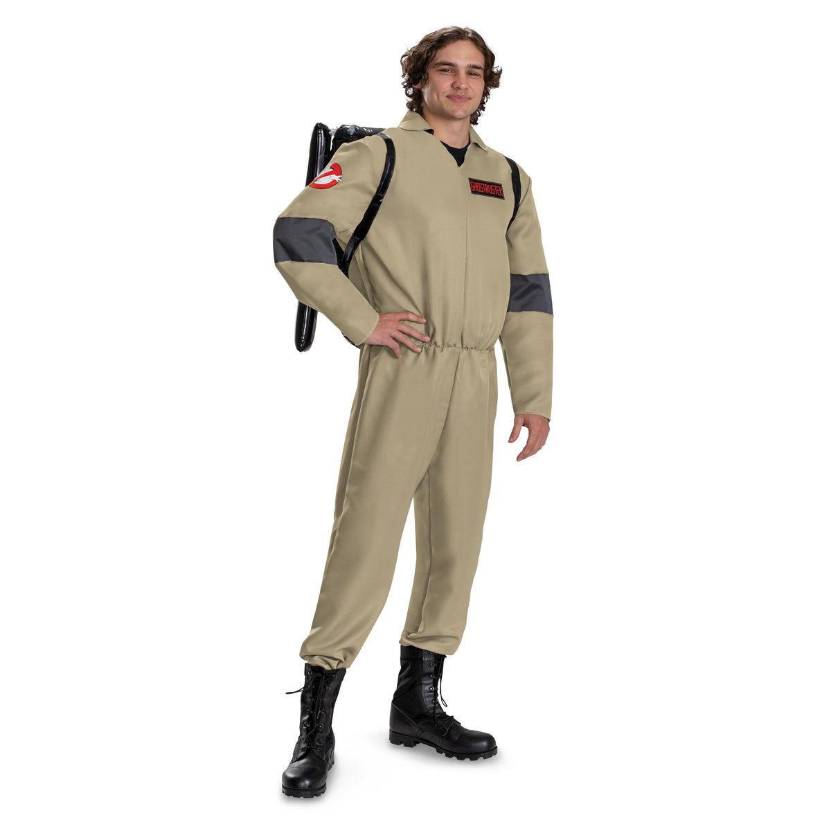 Disguise Ghostbusters Adult Costume, Offiical Ghostbusters Frozen Empire Halloween Costume Jumpsuit, Size XS/S